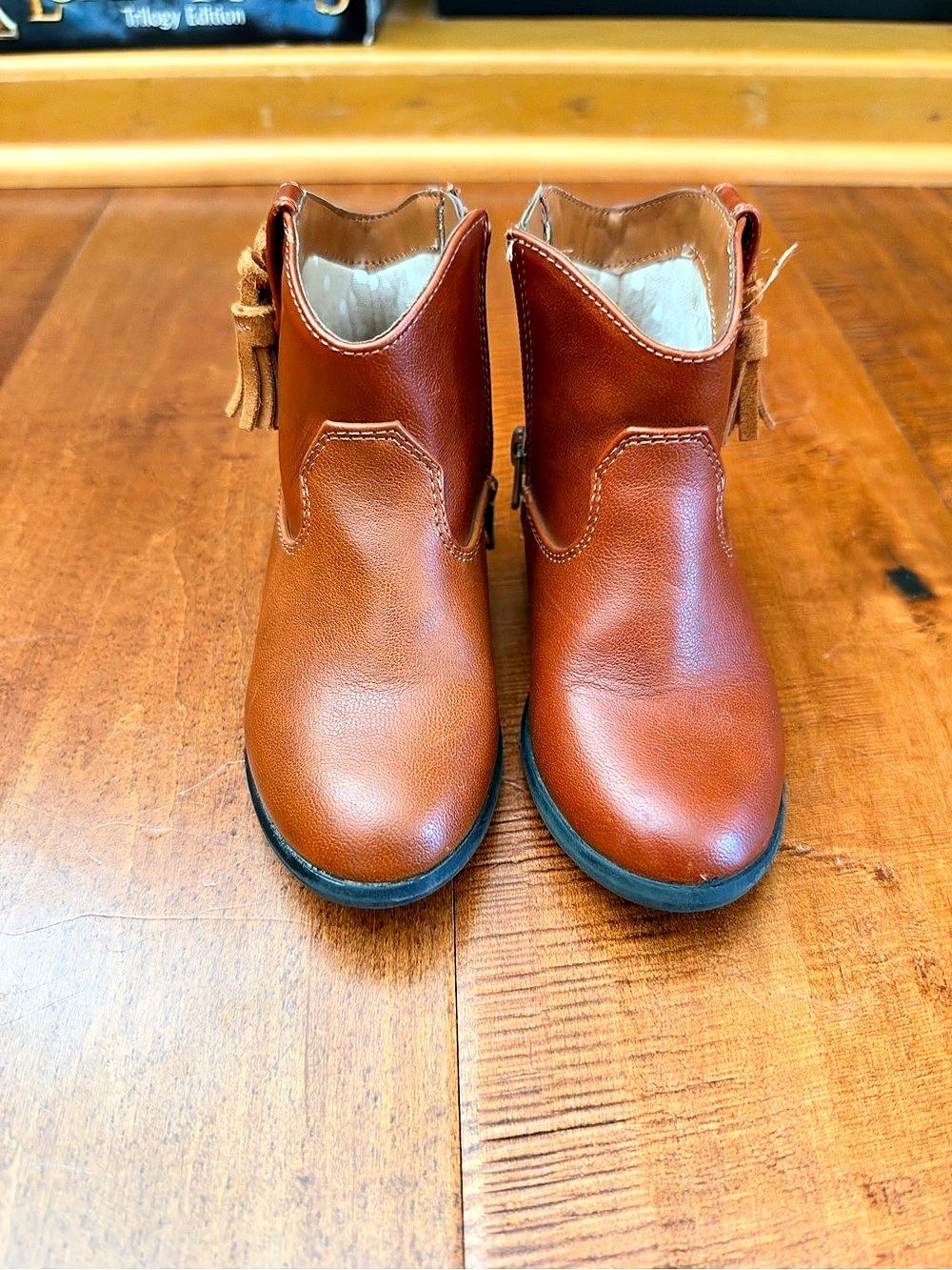 Cat & Jack Brown Ankle Boots US 10